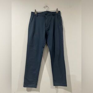 Lululemon Commission Pant Slim Mens 30  Blue Warpstreme Performane